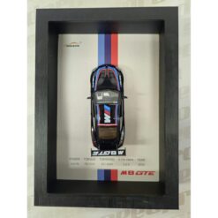 Model BMW M8 GTE - 3D rámeček na stěnu