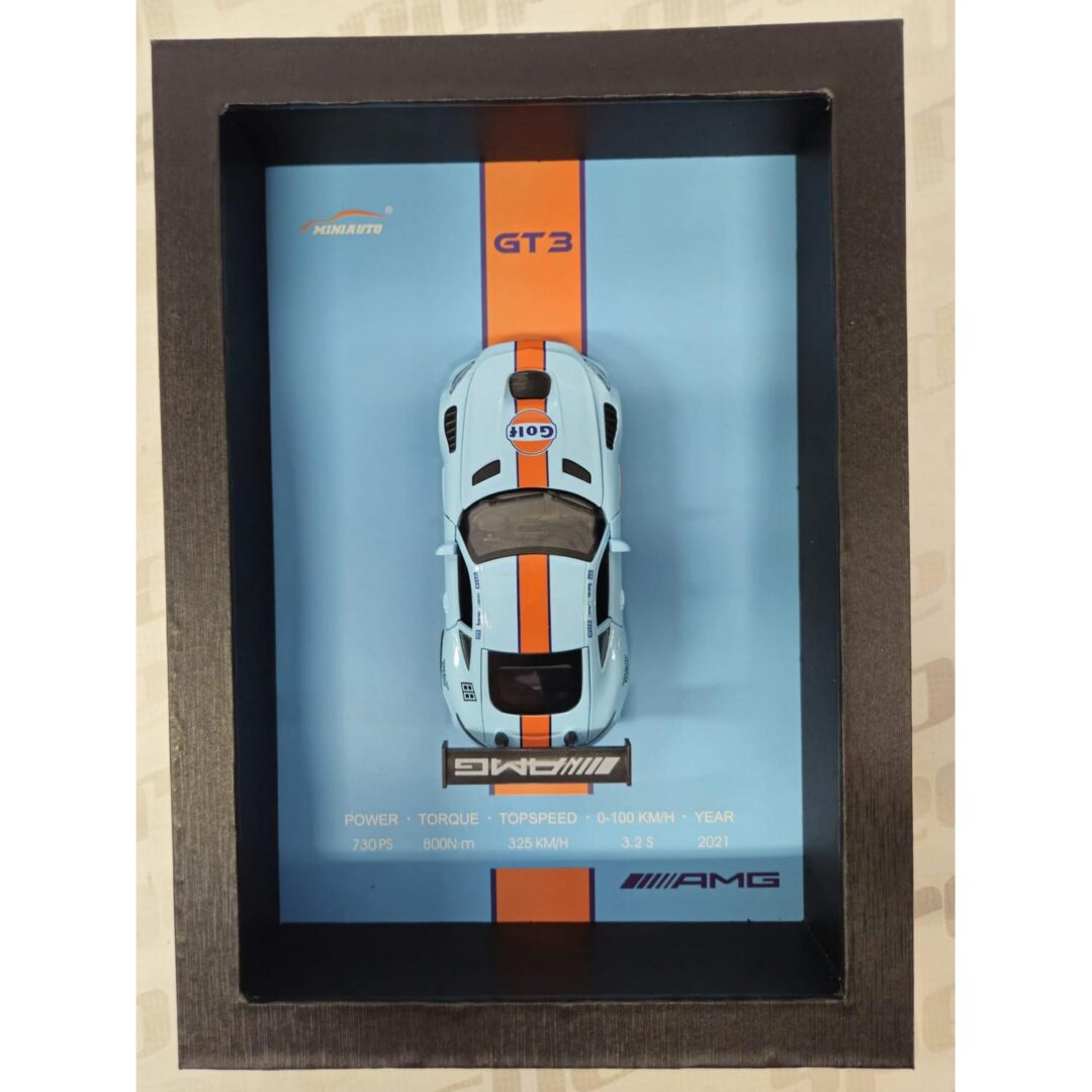 Model MERCEDES AMG - 3D rámeček na stěnu
