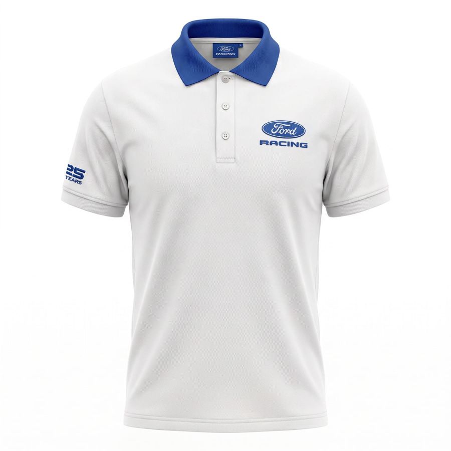 FORD RACING polokošile pánská - bílá