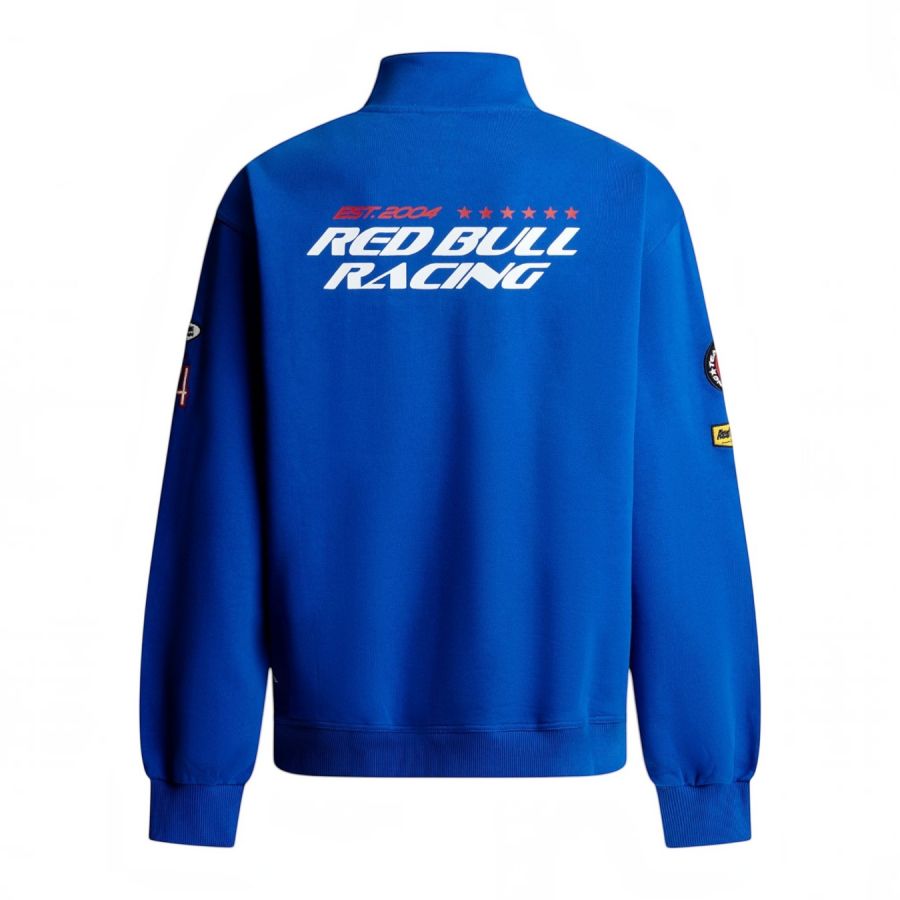 RED BULL mikina Pepe Jeans s 1/4 zipem - modrá - Obrázek 3