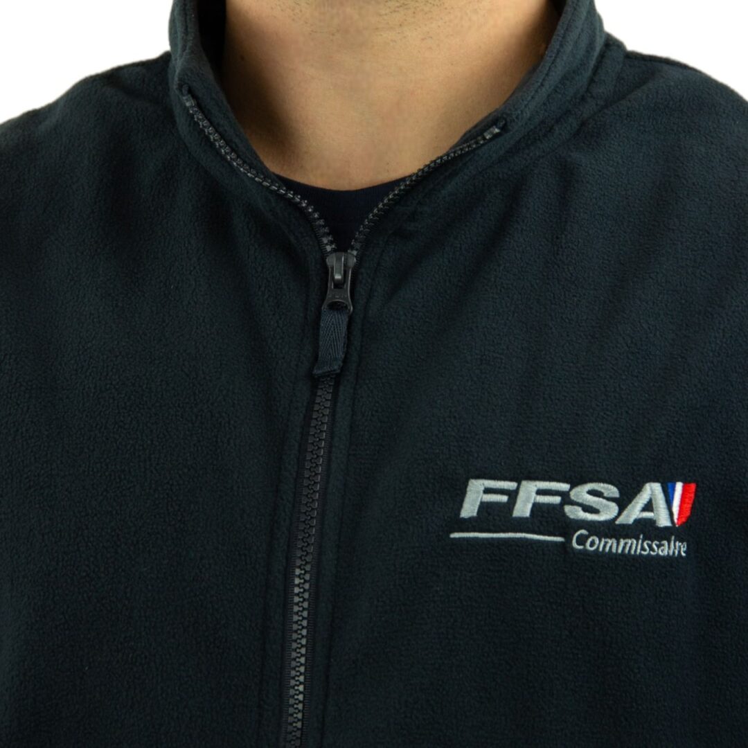 FFSA Commissaire pánský bunda – fleece – námořnická modrá - Obrázek 3